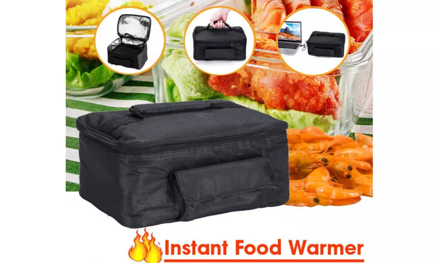 Portable Electric Food Warmer Heating Lunch Box Bag Car Mini Oven Container