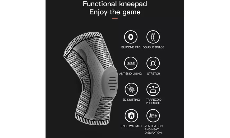 Professional Knee Brace, Knee Compression Sleeve Support for Men Women