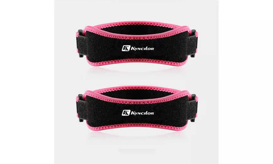 2 Pack Adjustable Knee Brace Patellar Tendon Stabilizer Support Band