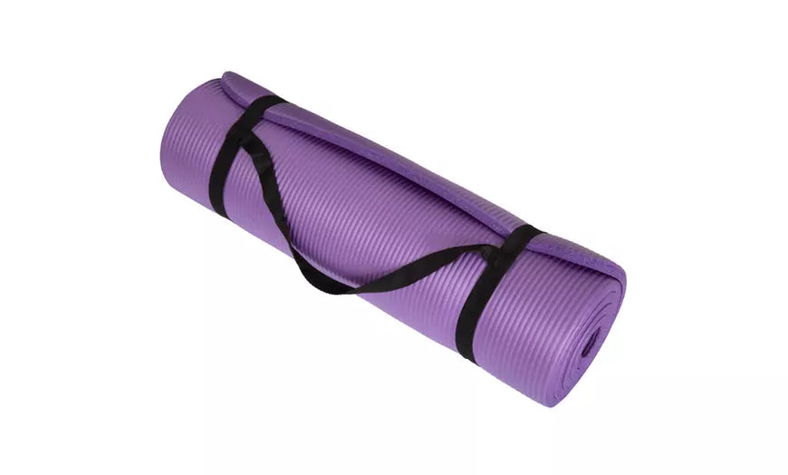 Wakeman Fitness Extra Thick Yoga Exercise Mat - 71" x 24" x 0.5"