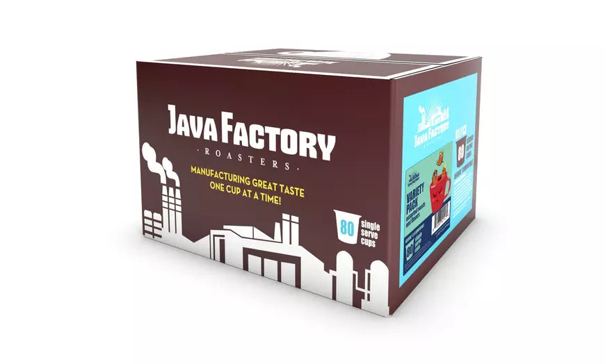 Java Factory Variety Pack Coffee Pods for Keurig K-Cup Brewers (40- or 80-Count)