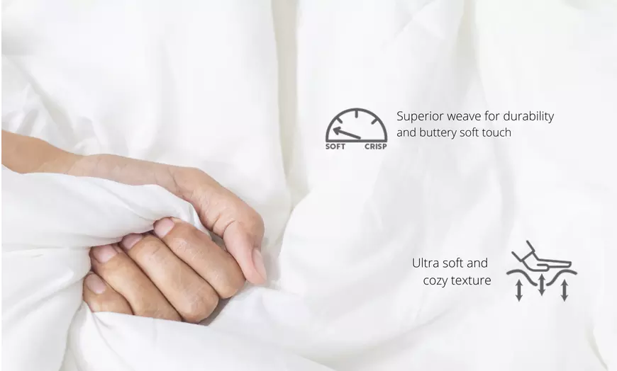 Merit Linens 6-Piece Luxury Wrinkle Free Hotel Bed Sheet Set