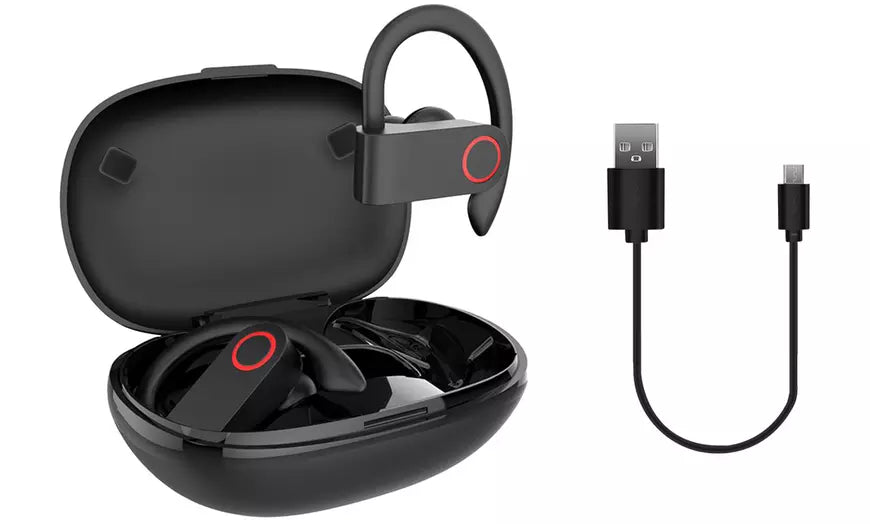 iNova True Wireless BT 5.0 Noise Cancelling Earbuds w/ Magnetic Charging Case