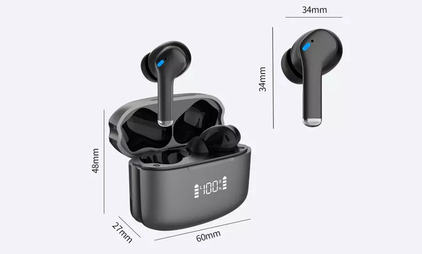 Wireless Bluetooth Earbuds Active Noise Cancelling in-Ear Headphones ANC Earbuds