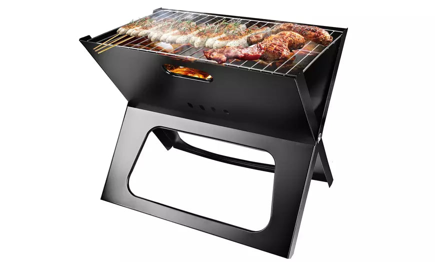 NewHome 17" Portable Foldable Tabletop Charcoal Barbecue Grill