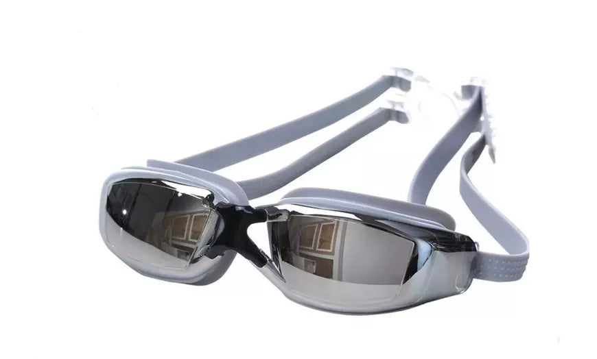 Swim Goggles, No Leaking, Anti-Fog UV Protection Swimming Goggles